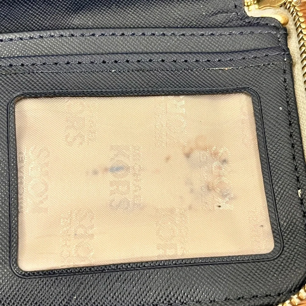 Michael Kors White Monogram wallet no wristlet band